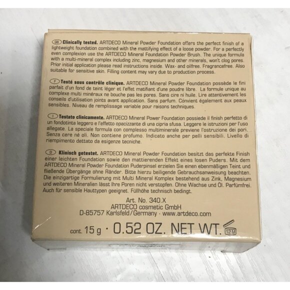 Artdeco Pure Minerals Loose Powder Foundation 4 Light Beige 0.52 Oz - Picture 6 of 7